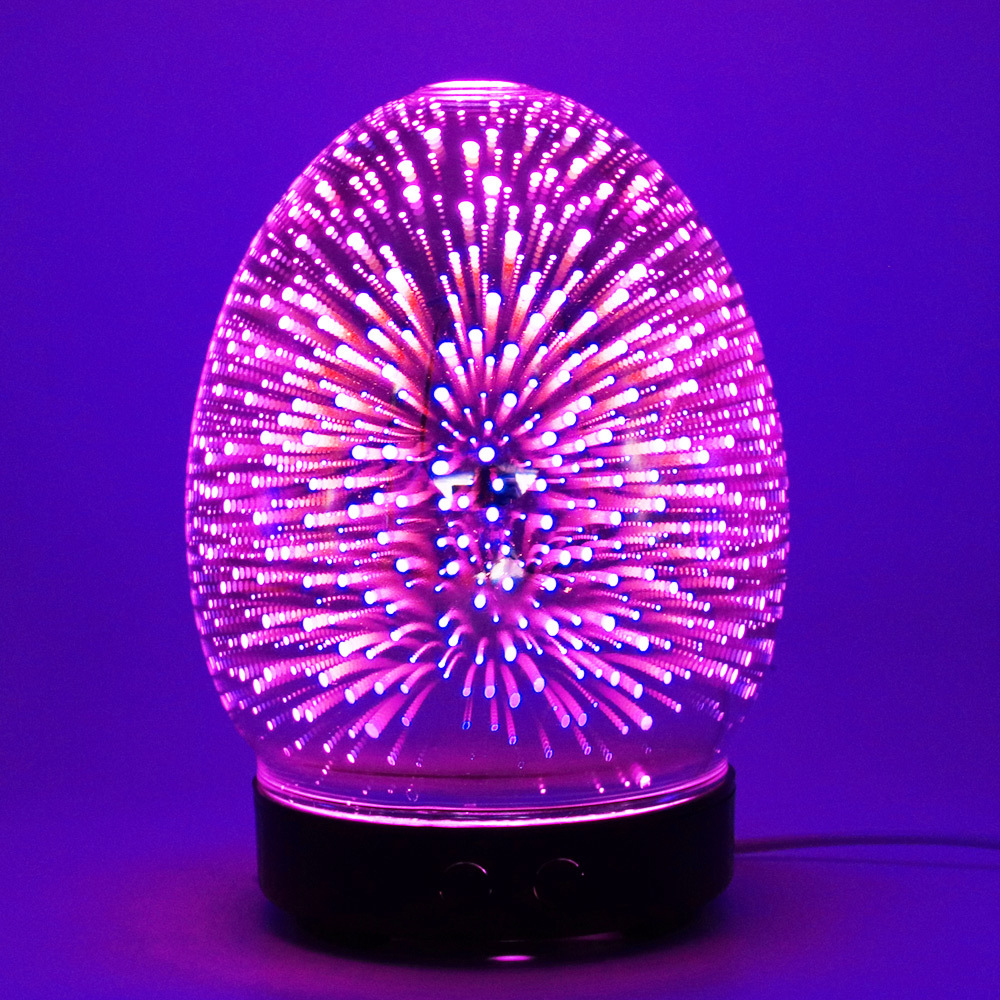 七色光影中的自然呼吸——评测创意家用木纹熏香机加湿器